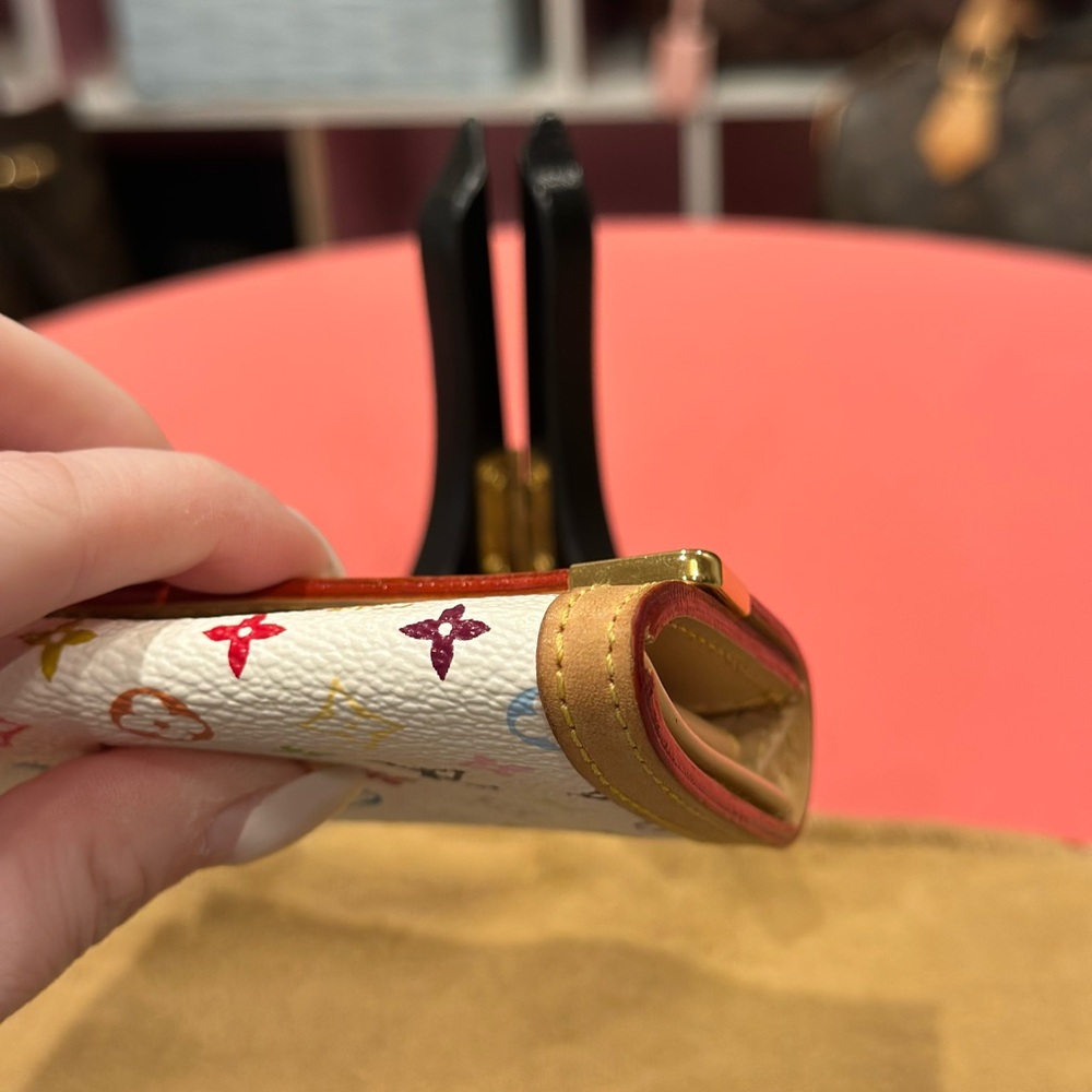 Louis Vuitton Murakami Porte Monnaie Plat Coin Case - Picture 10 of 16